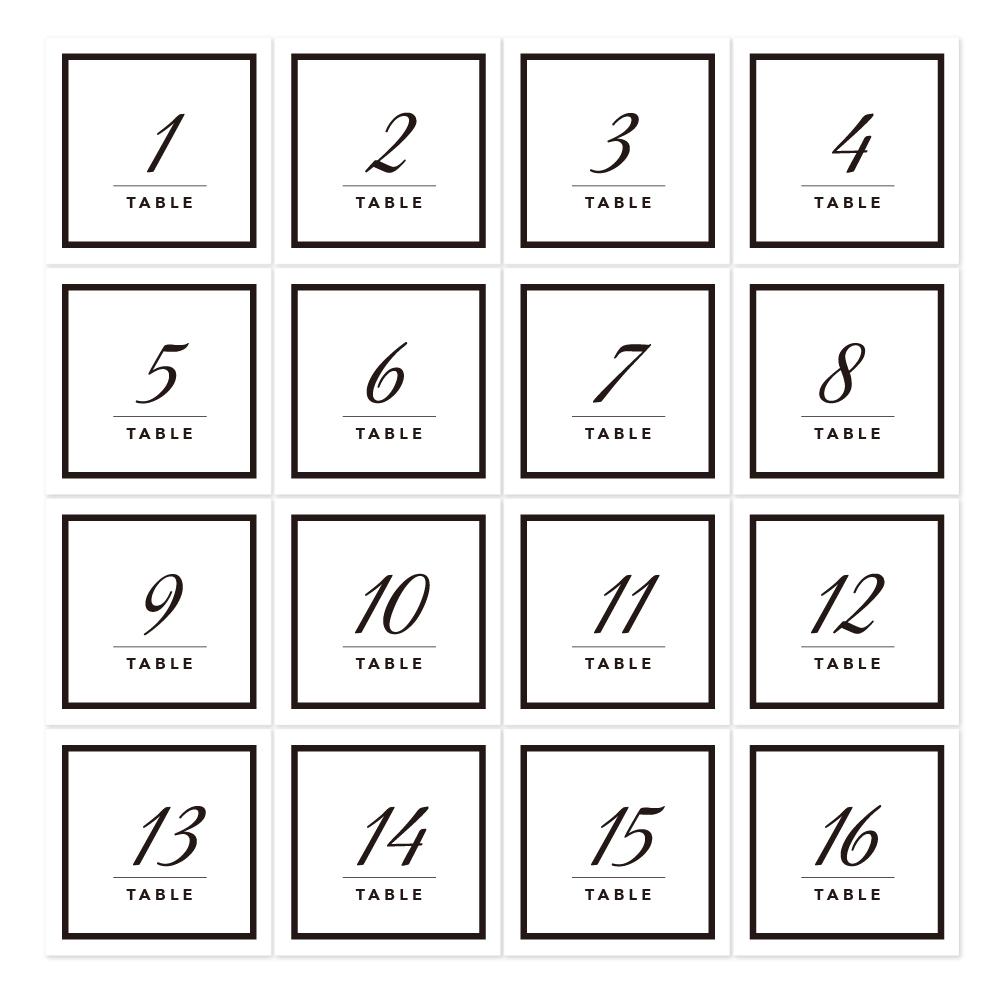 《一体型》 円柱 メニュー テーブルナンバー 〔MALONE-H〕大人カジュアル 結婚式 ホワイト アイボリー クラフト | 8枚目