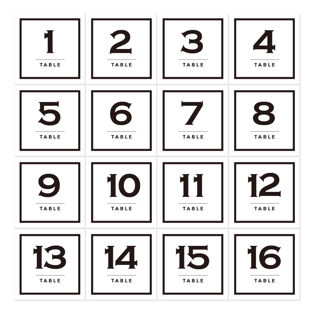 《一体型》 円柱 メニュー テーブルナンバー 〔MALONE-B〕大人カジュアル 結婚式 ホワイト アイボリー クラフト | 8枚目