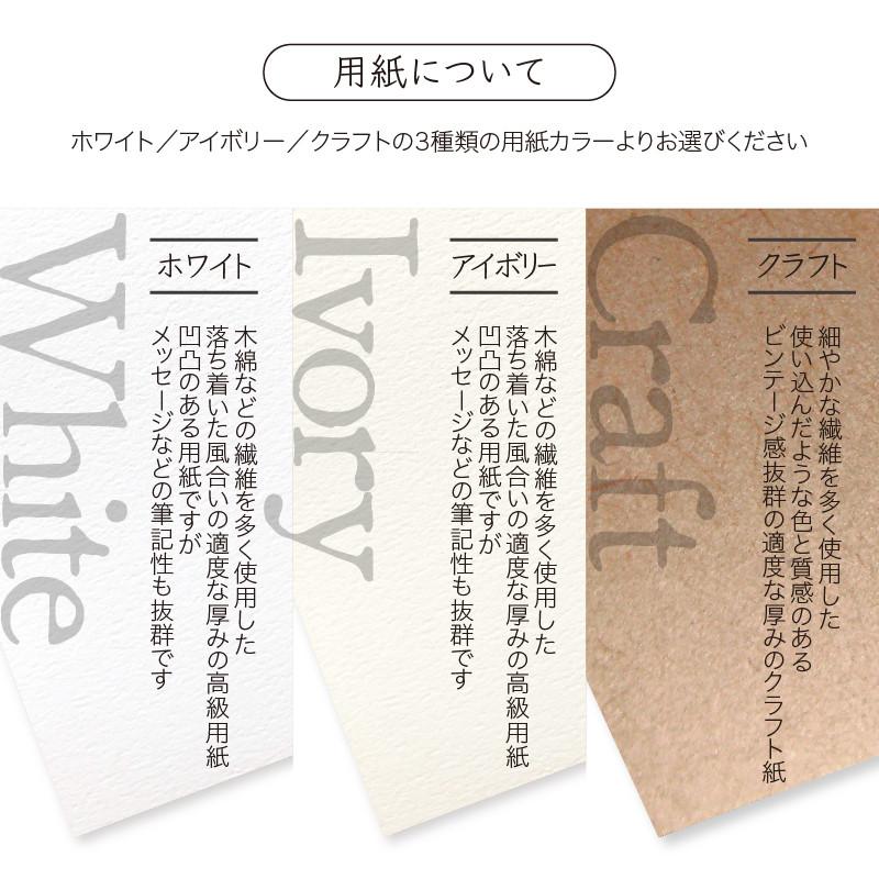 《イラスト変更可》 Thankyouカード〔B&G〕新郎新婦イラスト 結婚式 ホワイト アイボリー クラフト | 5枚目