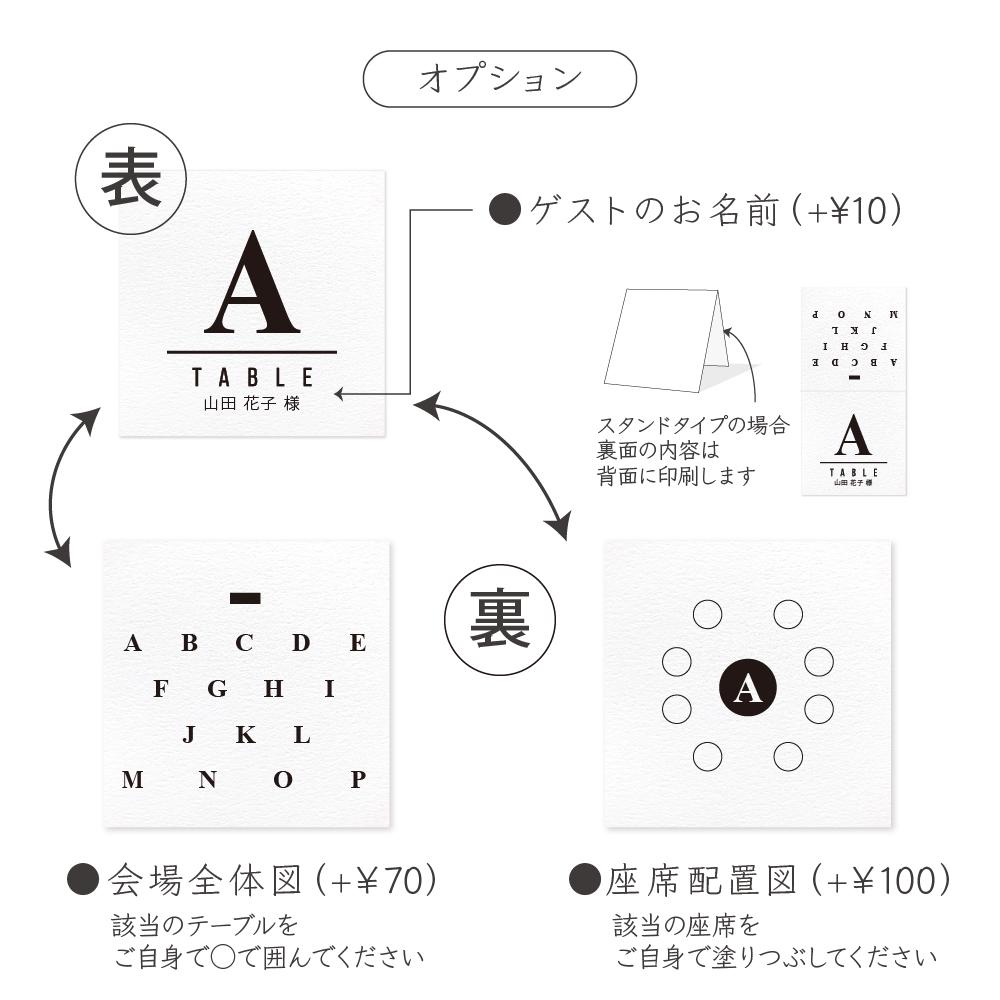 《選べる項目》 カスタム エスコートカード〔CILO-B〕クラシカル 結婚式 ホワイト アイボリー クラフト | 5枚目