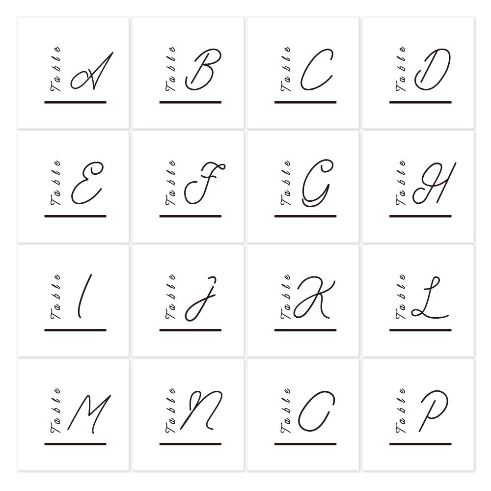 《一体型》 円柱 メニュー テーブルナンバー 〔HILO-H〕スタイリッシュ 結婚式 ホワイト アイボリー クラフト | 7枚目