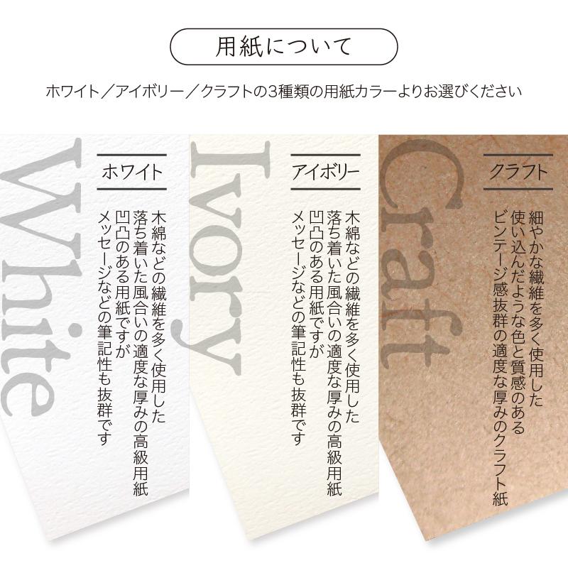 《漢字名も記載》 正方形 席札〔FLOWER〕個性的 結婚式 ホワイト アイボリー クラフト | 4枚目